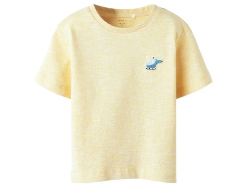 Name It t-shirt buff yellow med helikopter